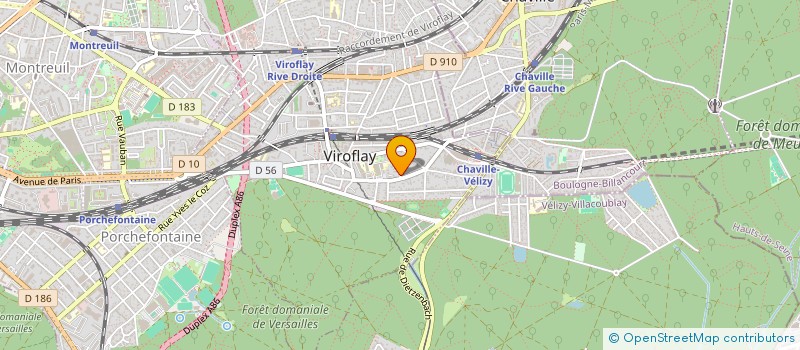 localisation de l'entreprise LOVE BRANDS GLOBAL  VIROFLAY