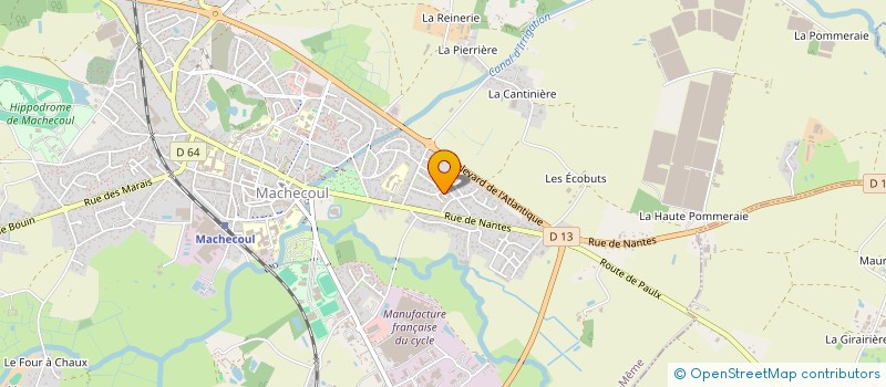 localisation de l'entreprise LOVE CONNECT  MACHECOUL-SAINT-MEME