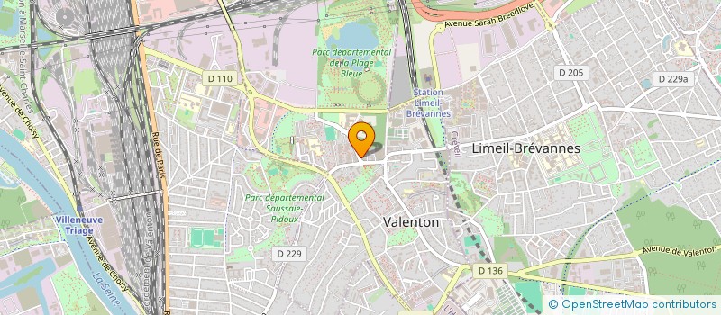 localisation de l'entreprise LOVE EVENTS  VALENTON