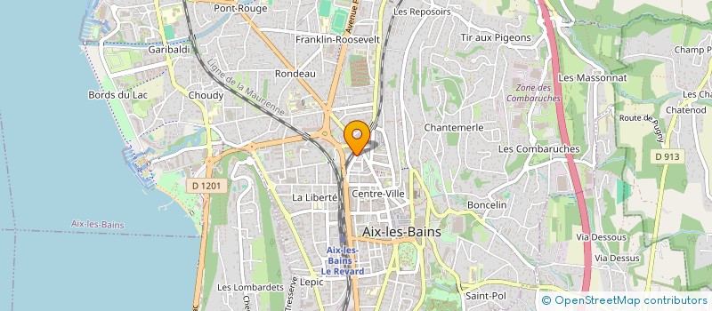 localisation de l'entreprise LOVE FAMILIA à AIX-LES-BAINS