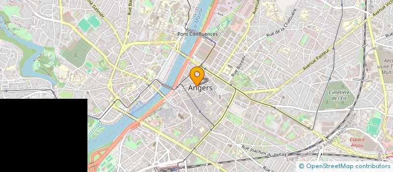 localisation de l'entreprise LOVE FUZZ à ANGERS