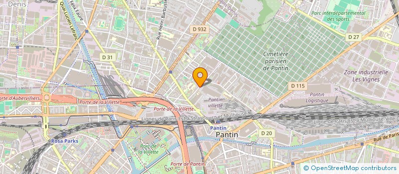 localisation de l'entreprise LOVE GANG RECORDS  PANTIN