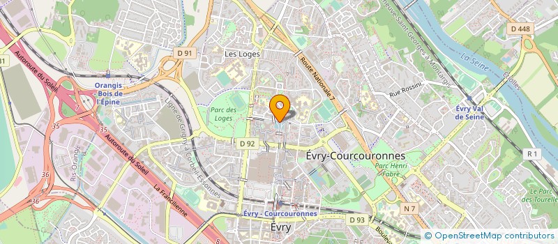 localisation de l'entreprise LOVE ISOLATION à EVRY-COURCOURONNES