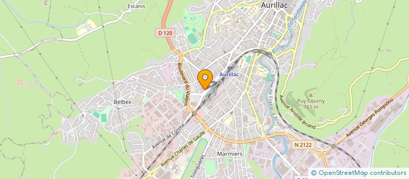 localisation de l'entreprise LOVE MI TENDEUR à AURILLAC
