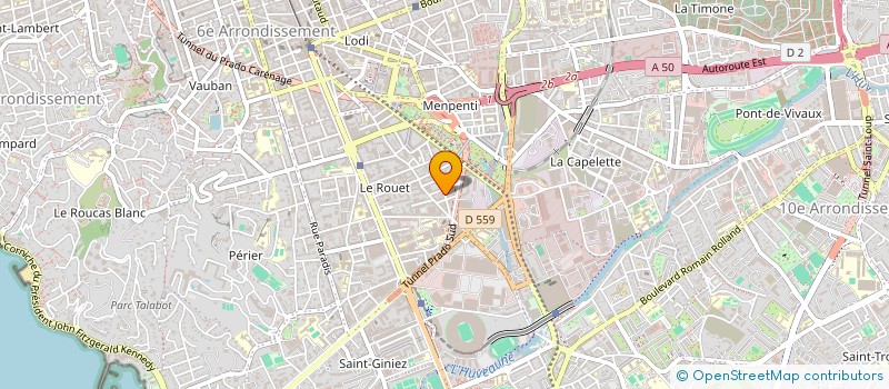 localisation de l'entreprise LOVE SUSHI FRANCE à MARSEILLE