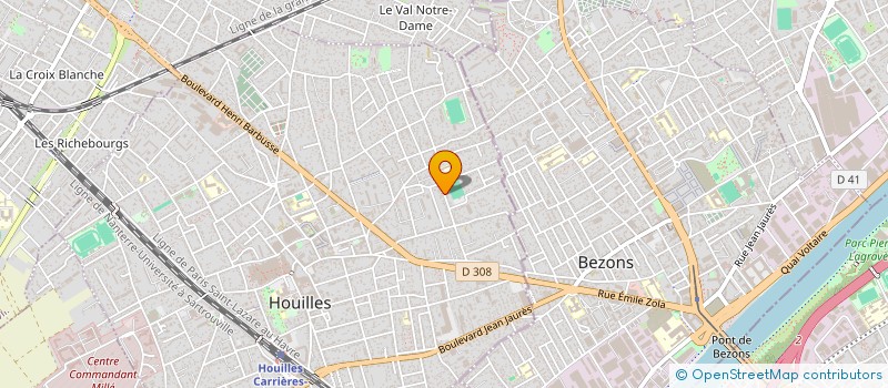 localisation de l'entreprise LOVEBIRD à HOUILLES