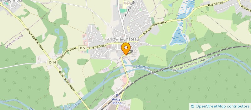 localisation de l'entreprise LOVECO  ANIZY-LE-GRAND