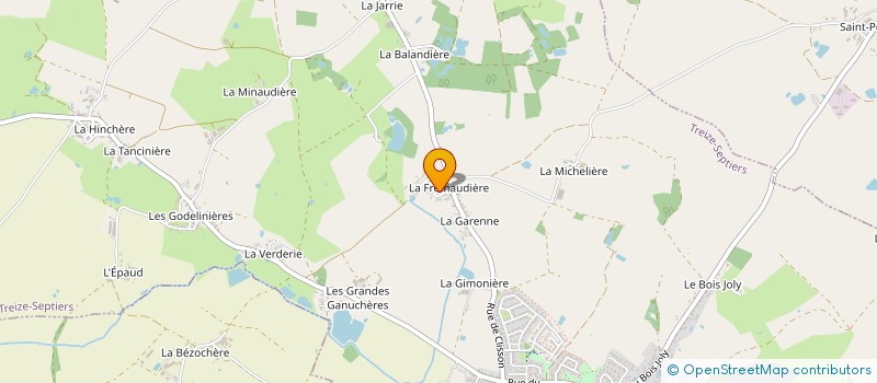 localisation de l'entreprise LOVEDA à TREIZE-SEPTIERS