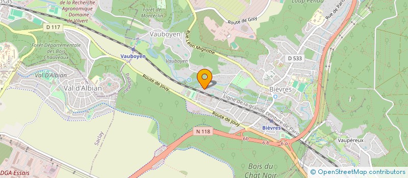 localisation de l'entreprise LOVEL  BIEVRES