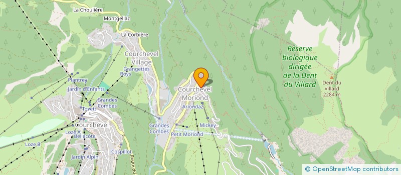 localisation de l'entreprise LOVELL à COURCHEVEL