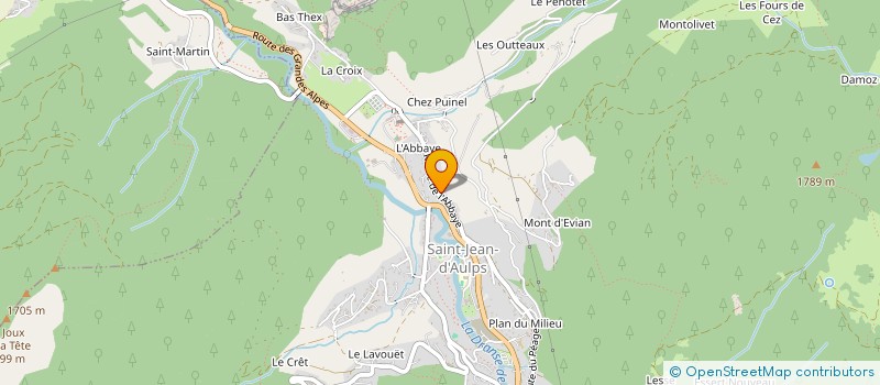 localisation de l'entreprise LOVELLE  SAINT-JEAN-D AULPS