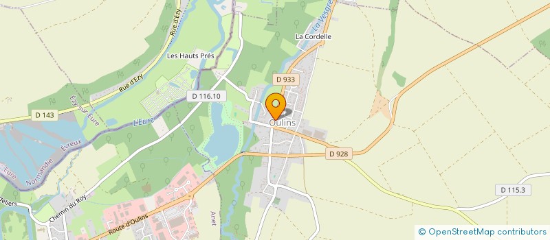 localisation de l'entreprise LOVELO à OULINS