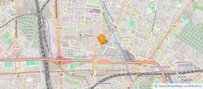 localisation de l'entreprise ' LOVELY GIRL '  AUBERVILLIERS