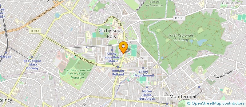 localisation de l'entreprise LOVELY INVEST à CLICHY-SOUS-BOIS