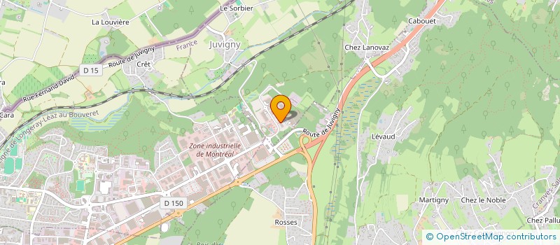 localisation de l'entreprise LOVELYSKI à ANNEMASSE