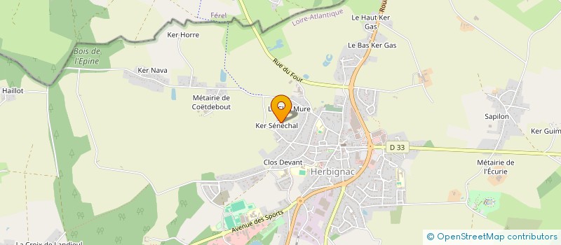 localisation de l'entreprise LOVER CATS à HERBIGNAC