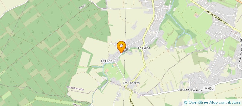 localisation de l'entreprise LOVERA à MONDONVILLE