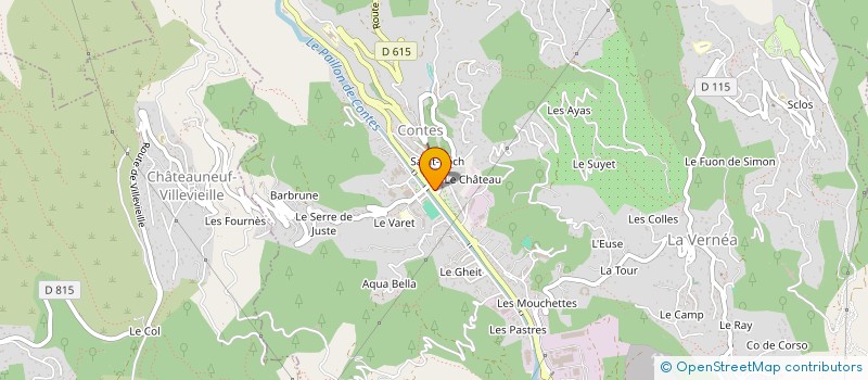 localisation de l'entreprise LOVERA CONCEPT GARDEN  CONTES