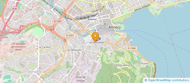 localisation de l'entreprise LOVERCHY AUTO à ANNECY
