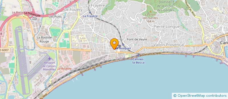 localisation de l'entreprise LOVERLOT à CANNES