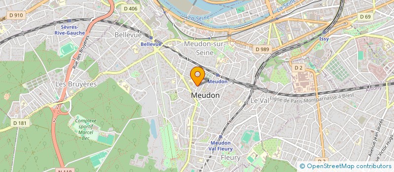 localisation de l'entreprise LOVFT à MEUDON