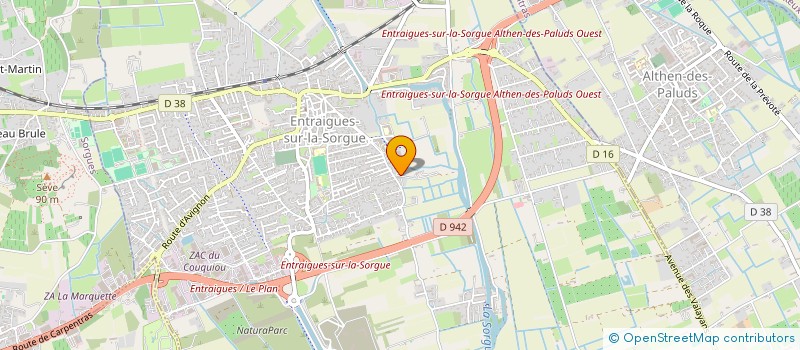 localisation de l'entreprise LOVI  ENTRAIGUES-SUR-LA-SORGUE