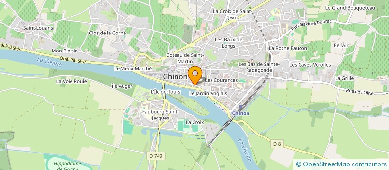 localisation de l'entreprise LOVI  CHINON