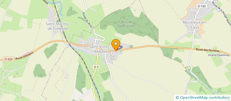 localisation de l'entreprise LOVI  SAINT-VICTOR-L'ABBAYE