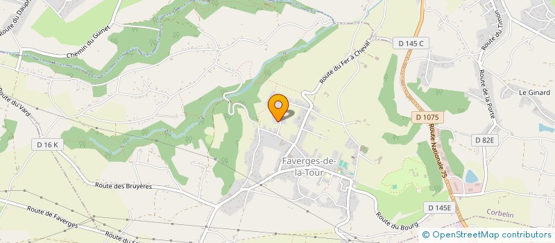 localisation de l'entreprise LOVIDA INVEST  FAVERGES-DE-LA-TOUR