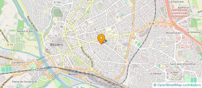 localisation de l'entreprise LOVIG IMMO  BEZIERS