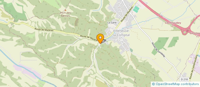 localisation de l'entreprise LOVILA ORGANIC  VILLENEUVE-LA-COMPTAL