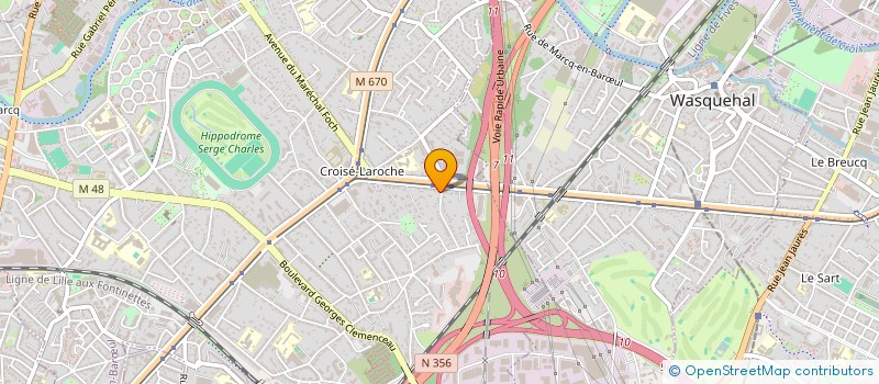 localisation de l'entreprise LOVIO à MARCQ-EN-BARŒUL