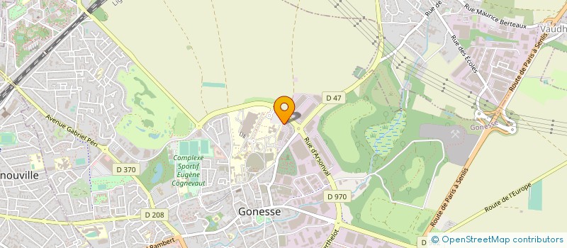 localisation de l'entreprise LOVLYRITA à GONESSE