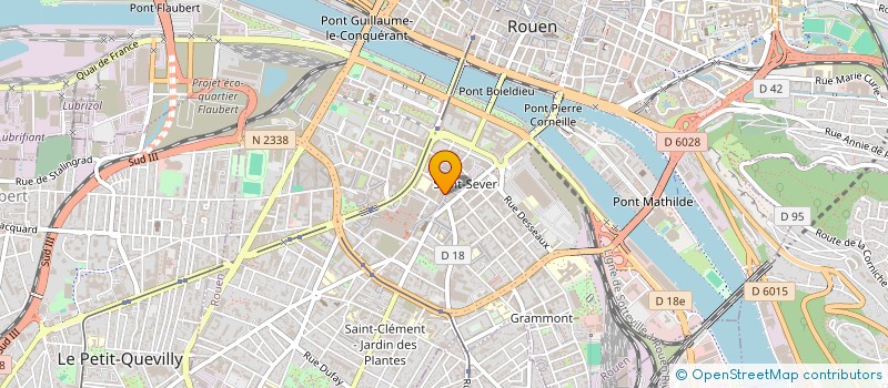 localisation de l'entreprise LOVS DUPUIS à ROUEN