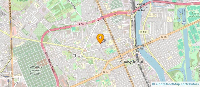 localisation de l'entreprise LOVUMIND  THIAIS