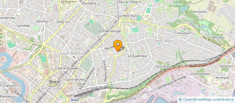 localisation de l'entreprise LOVURES  BREST