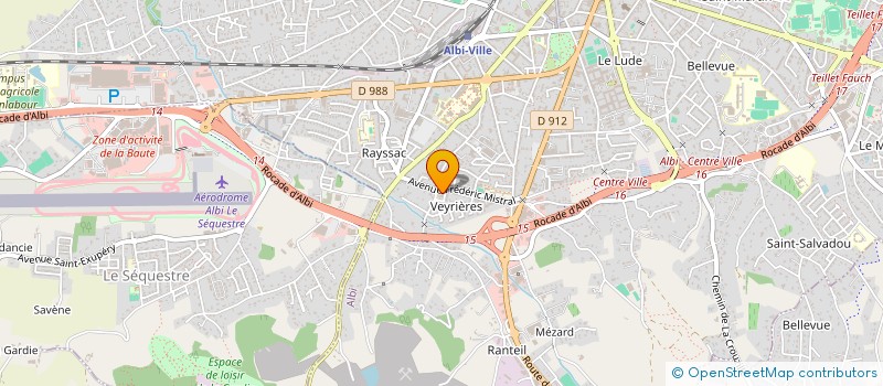 localisation de l'entreprise LOW COST BARDAGE à ALBI