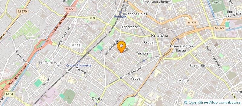 localisation de l'entreprise LOW COST FASHION  ROUBAIX