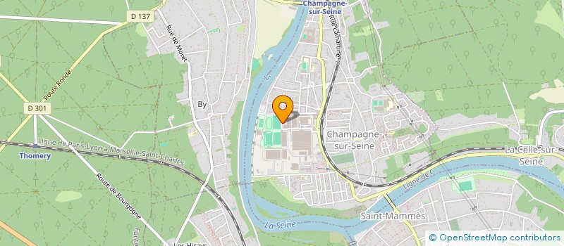 localisation de l'entreprise LOW COST IMMO  CHAMPAGNE-SUR-SEINE