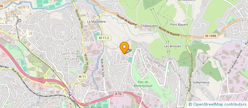 localisation de l'entreprise LOW'NET  SAINT-ETIENNE