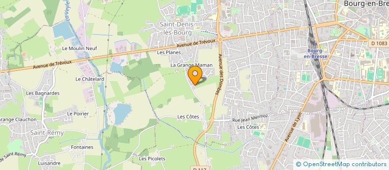 localisation de l'entreprise LOW PRICE CARS à SAINT-DENIS-LES-BOURG
