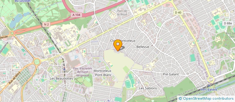 localisation de l'entreprise LOW VISION  VILLEPINTE