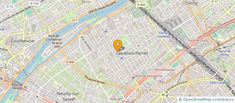 localisation de l'entreprise LOWCAL à LEVALLOIS-PERRET