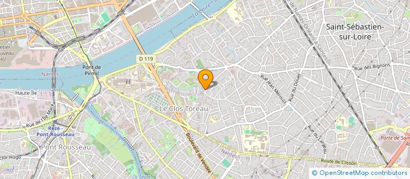 localisation de l'entreprise LOWCAL21 à SAINT-SEBASTIEN-SUR-LOIRE