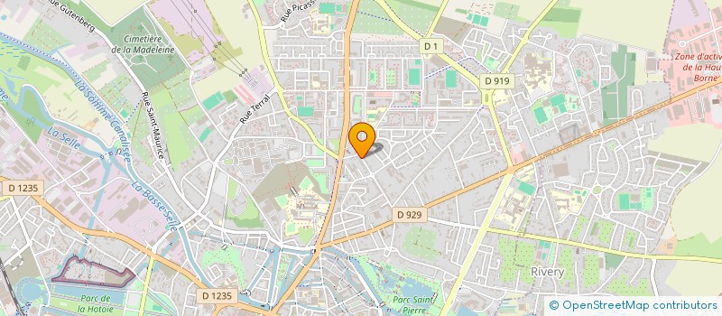 localisation de l'entreprise LOWCOST COIFFURE à AMIENS