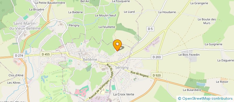 localisation de l'entreprise LOWE à BELLEME