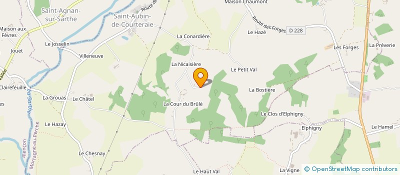 localisation de l'entreprise LOWKEY SAS à SAINT-AUBIN-DE-COURTERAIE