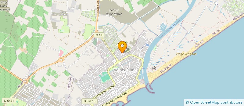localisation de l'entreprise LOWMEN RECORD  VALRAS-PLAGE