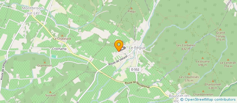 localisation de l'entreprise LOWRISSE  LE PEGUE