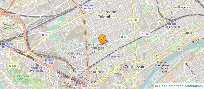 localisation de l'entreprise LOWRIZON à COURBEVOIE